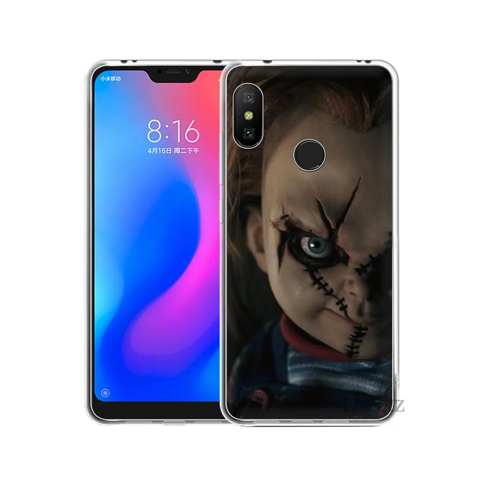 Чехол Чаки ужас CHURSE из детская игра сделай сам для Xiaomi Redmi mi 8 SE Примечание 5 5A 6 6X Pro X