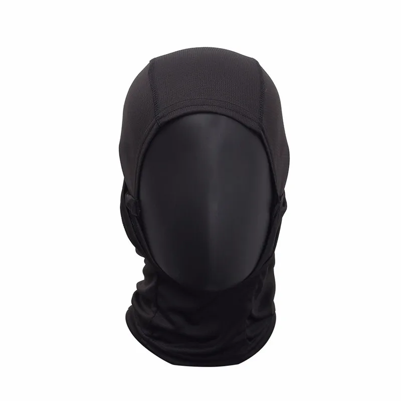 Military Tactical Hunting Camouflage Balaclava Face Mask Airsoft Paintball Gear Motorcycle Ski Cycling Protect Full Face Mask - Цвет: Black