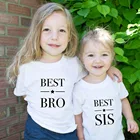 Топы и футболки с надписью Best Bro and Best Sis