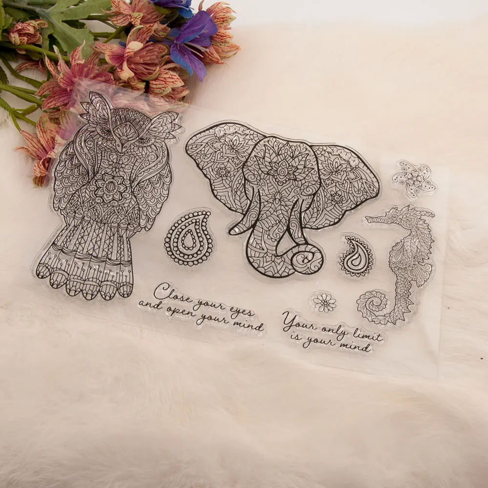 Штампы для скрапбукинга слон и Орел | Дом сад