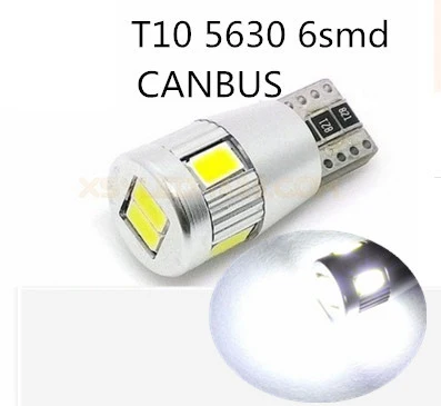 

Автомобисветодиодный Светодиодная лампа T10 Canbus 194 W5W 5SMD 5630, белая