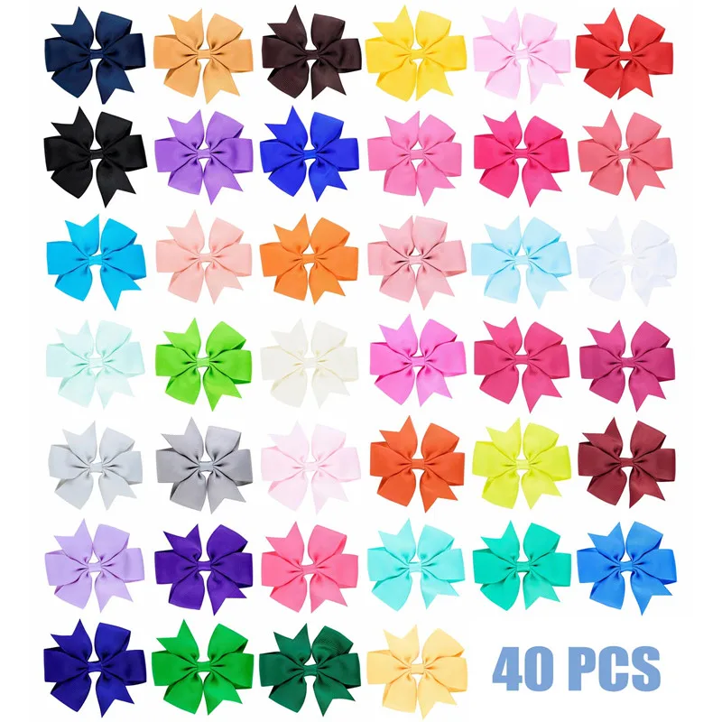 1 шт. новая яркая Поплиновая лента для малышей милые детские заколки девочек