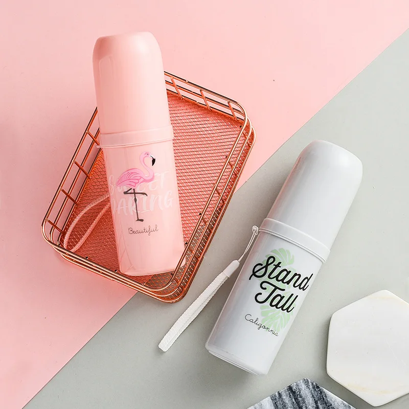 Портативная дорожная зубная щетка походная коробка для хранения зубочистки