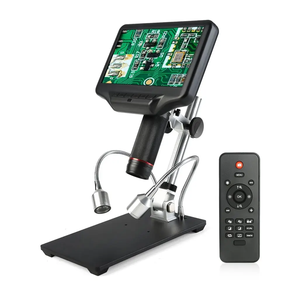 

Hdmi Digital Microscope 7 Inch Lcd Screen 4mp Magnifier Play Multimedia-interface For Electronic Maintenance