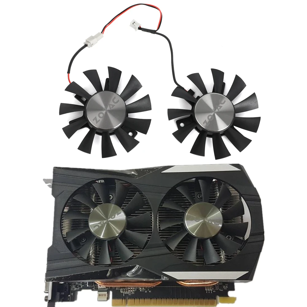 GA71S2H пластина 07010s12hh 12 в 0 50 а 65 мм для ZOTAC GTX1050 GTX 1050 Ti 4 Гб OC охлаждающий вентилятор
