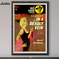 v342 1962 in a deadly vein vintage classic movie print silk poster home deco wall art gift
