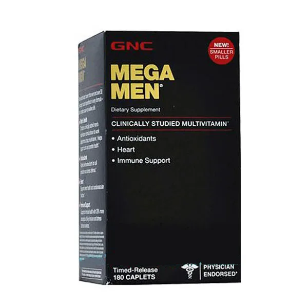 Free Shipping MEGA MEN Antioxidants heart immune support 180 pcs
