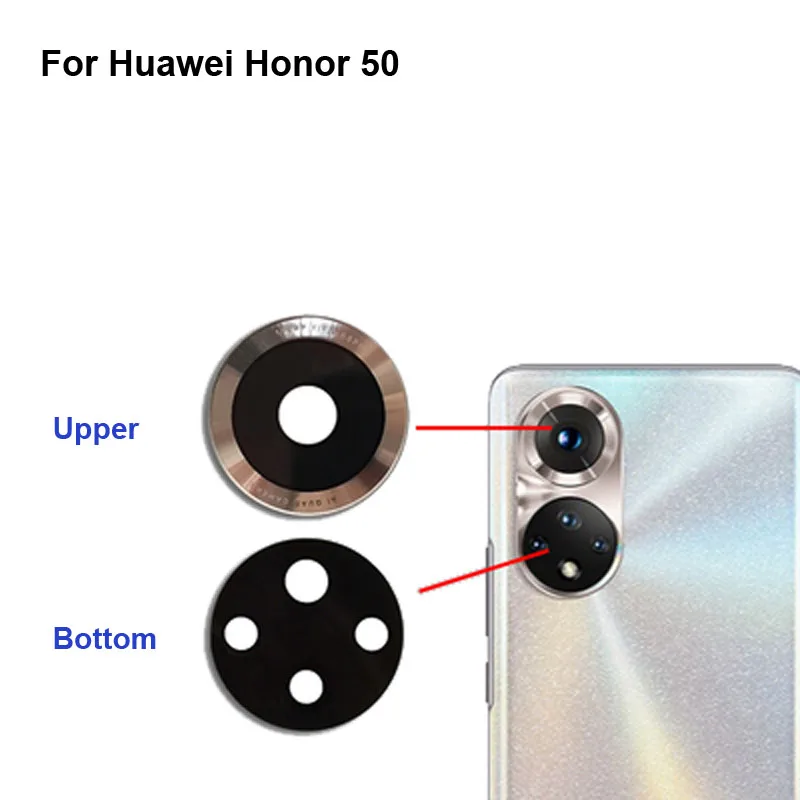 

High quality For Huawei Honor 50 Back Rear Camera Glass Lens test good For Huawei Honor50 Replacement Parts