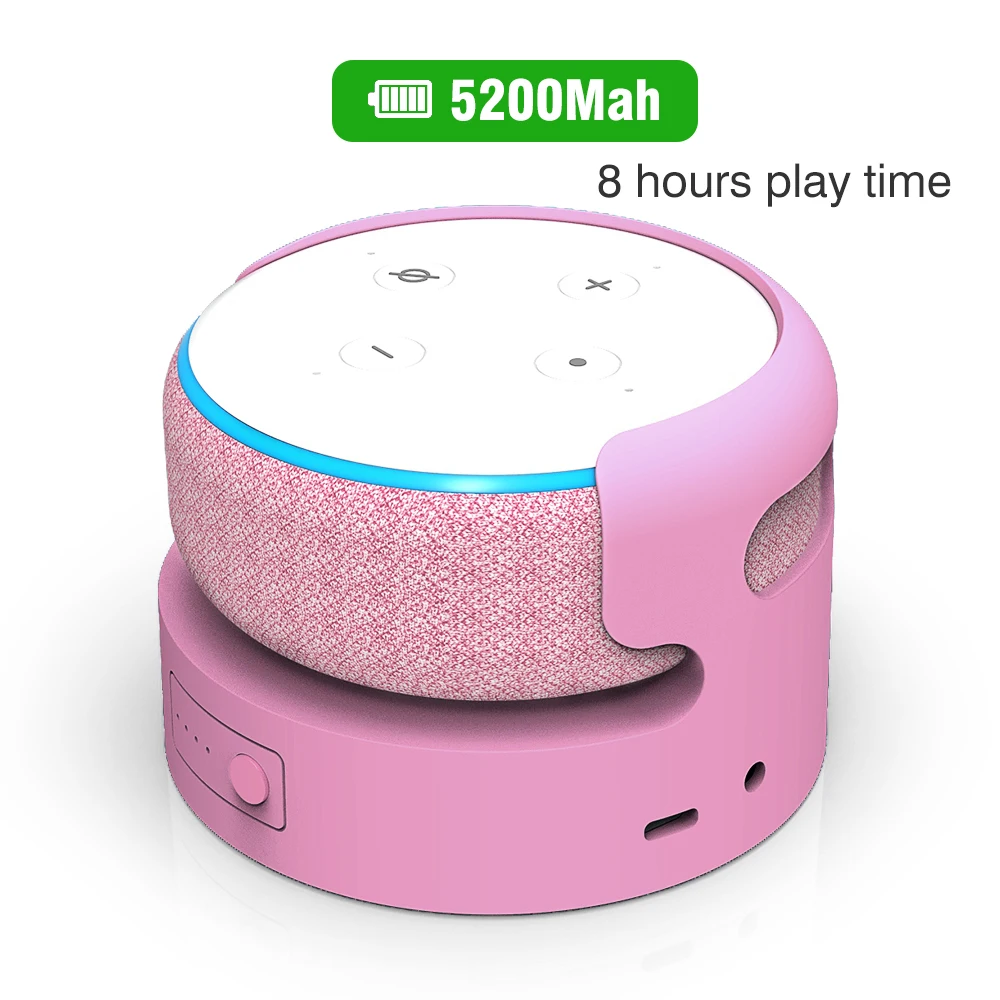 Комплект аккумуляторов Echo dot 3 го поколения портативная Базовая батарея для Dot