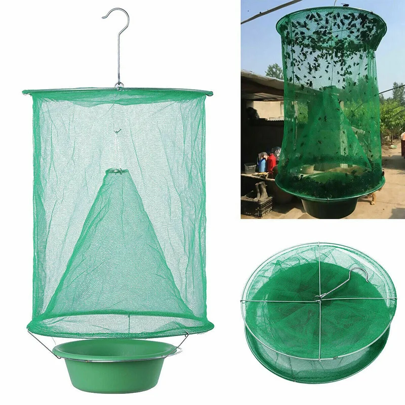 

Pest Control Trap Zapper Cage Net Dropshipping Household Green Health Reusable Hanging Fly Catcher Killer Garden Yard Supplies