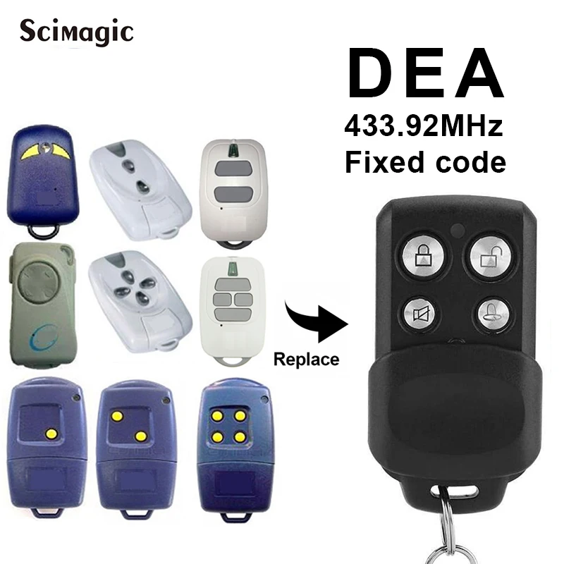 Пульт дистанционного управления для гаражных ворот DEA подходит сменных
