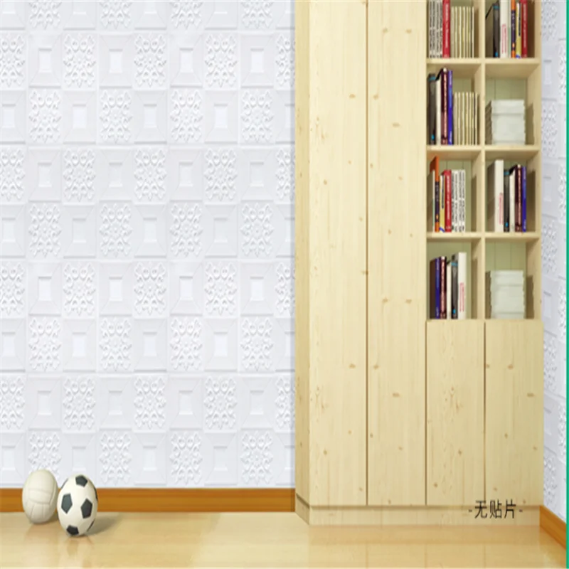

Self-adhesive Foam Brick Tv Background 3d Wallpaper Foam Wall Stickers Waterproof Foam Wallpaper Children's Room Home Decoration