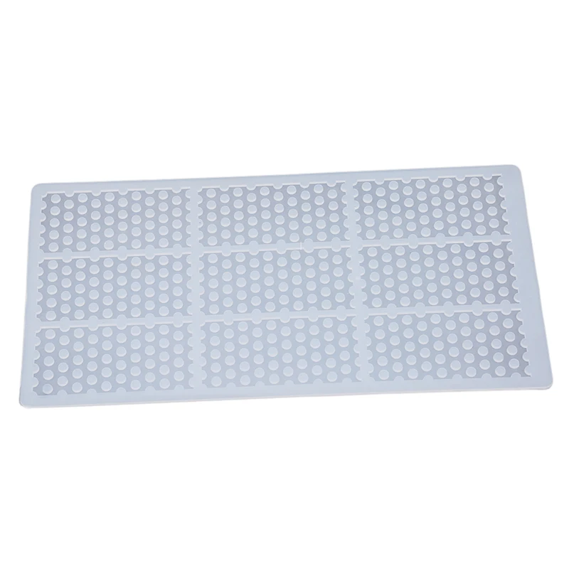 Белая сотовая форма силиконовая для торта с мастикой переводной шоколадной