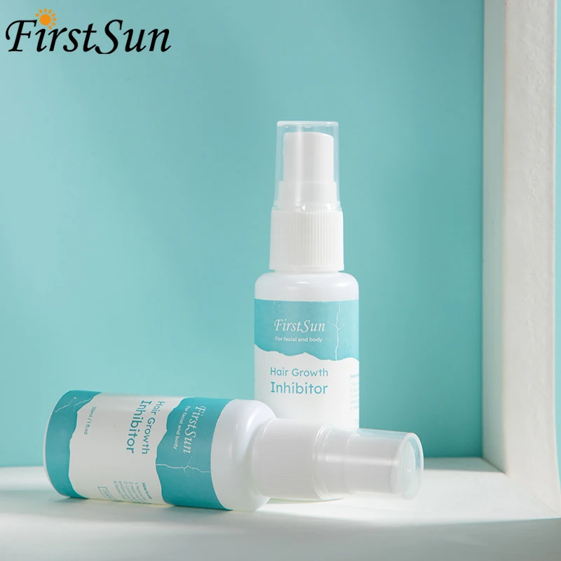 FirstSun Hair Growth Inhibitor Facial Removal Cream Spray Beard Bikini Intimate Face Legs Body Armpit Painless Spra | Красота и