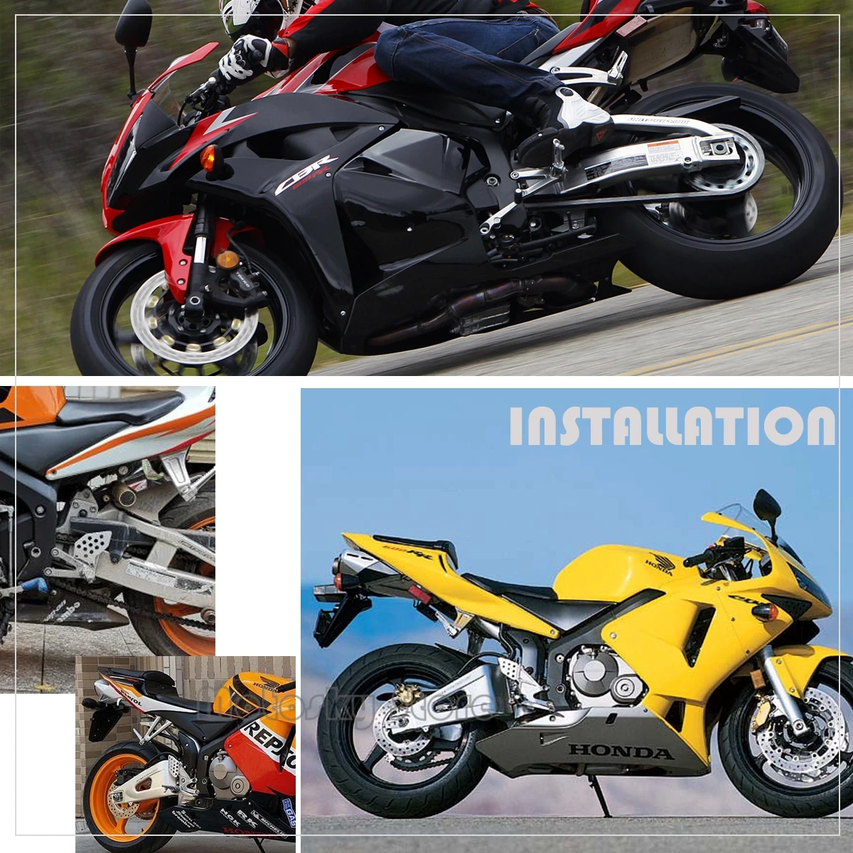 Передние всадники подножки для ног Кронштейны для ног подножки для Honda CBR 600RR 600 RR 2003-2006