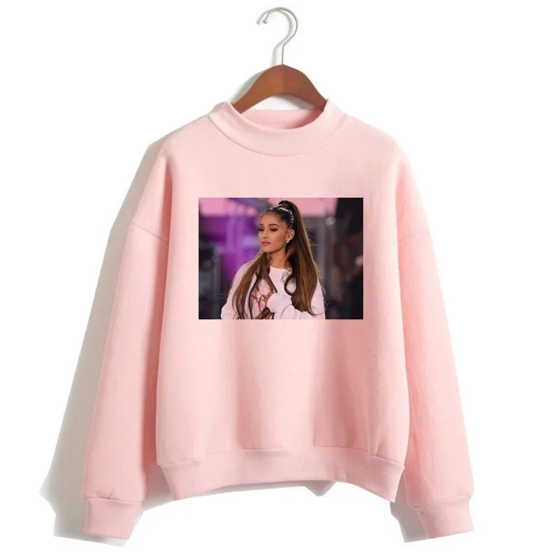 Пуловер Теплые Топы толстовка Ariana Grande без слез слева плакать с капюшоном для