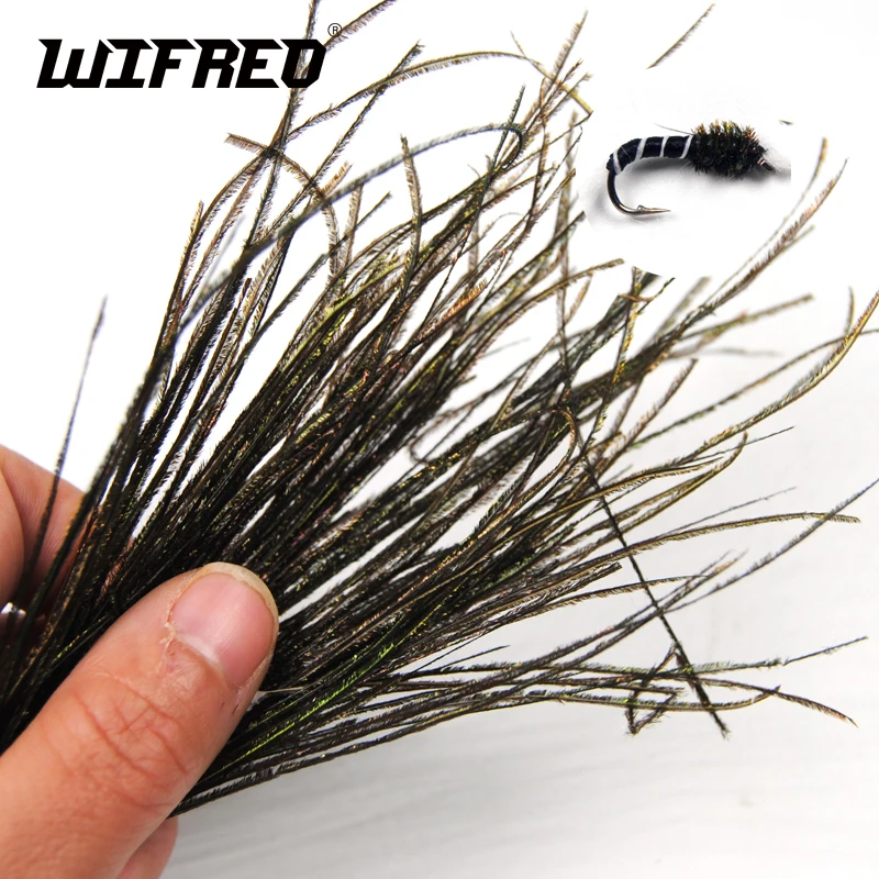 6 упаковок рыболовная приманка для ловли нахлыстом с зеленым павлином|lure bait|fishing