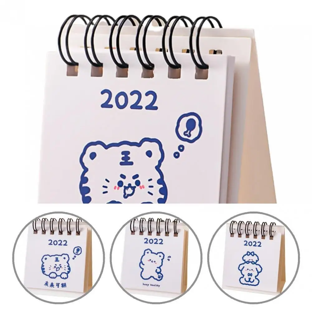 

Decorative Monthly Pages Academic Small Desk Calendar School Supplies