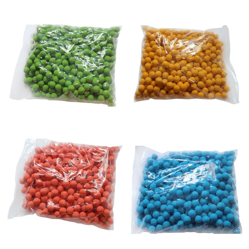 HPAT 500 шт./пакет 0 68 отдельно Кол во резиновый мяч для Пейнтбол обучение Шаблон