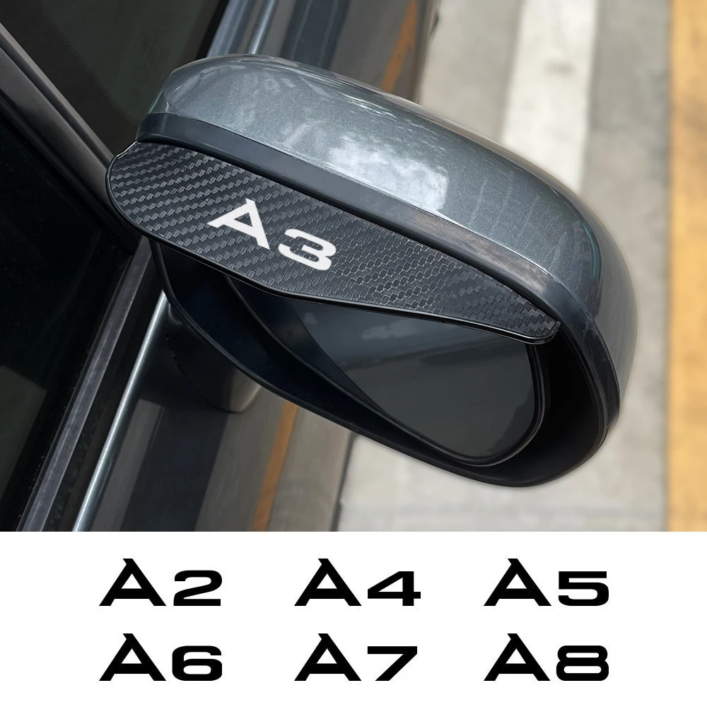 Автомобильное зеркало заднего вида с защитой от дождя для Audi A3 8P 8V B6 A4 B8 B9 B7 A6 C7 C6 C5