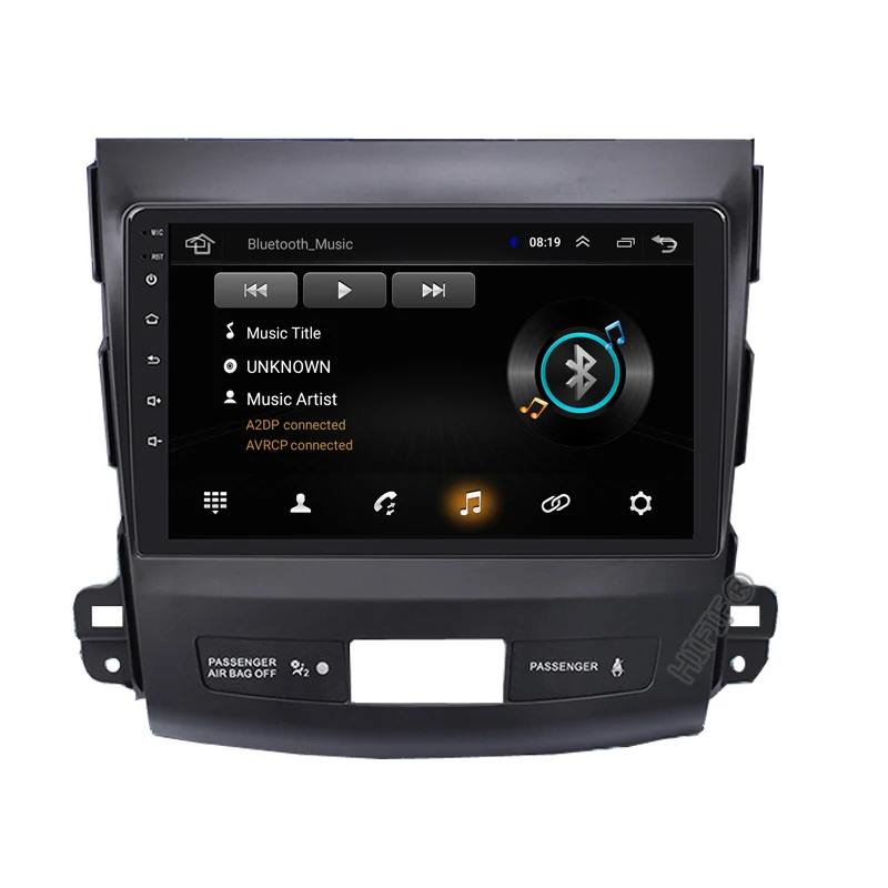 Автомобильный DVD мультимедийный плеер для Mitsubishi Outlander XL 2005- 2din Android 9,0 радио магнитофон навигация gps