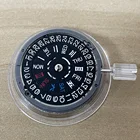 NH36A черный дисплей даты днянедели роскошный механический механизм Япония оригинал Seiko автоподзаводом 4R36A Запчасти для часов