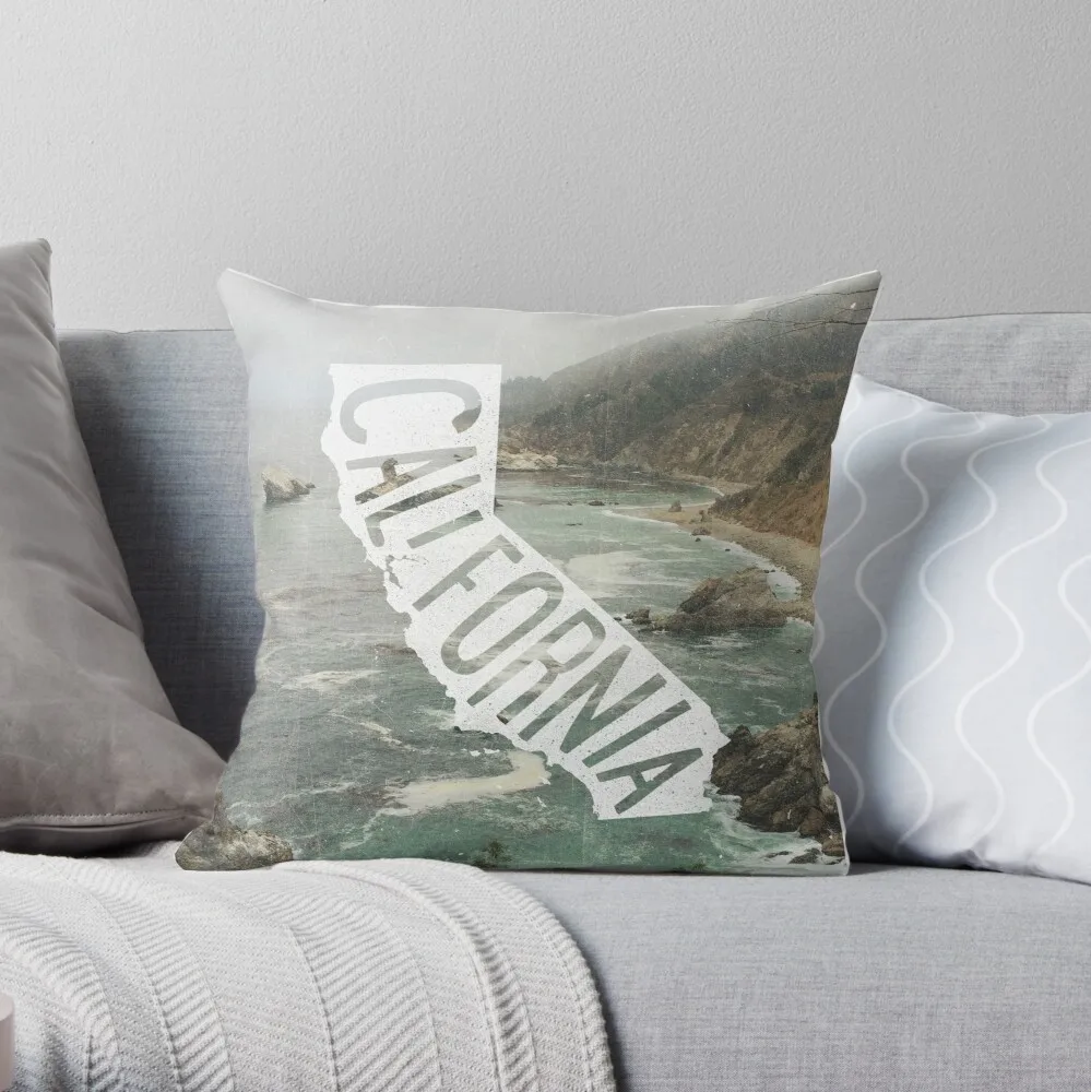 

California Throw Pillow Pillow Case Polyester Home Decora Pillowcases Throw Pillow Case kussensloop almohada poszewka