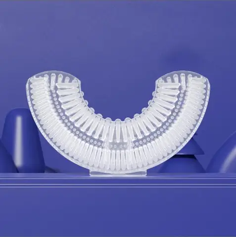 Детская зубная щетка, электрическая U-образная автоматическая зубная щетка для детей 2-8 лет