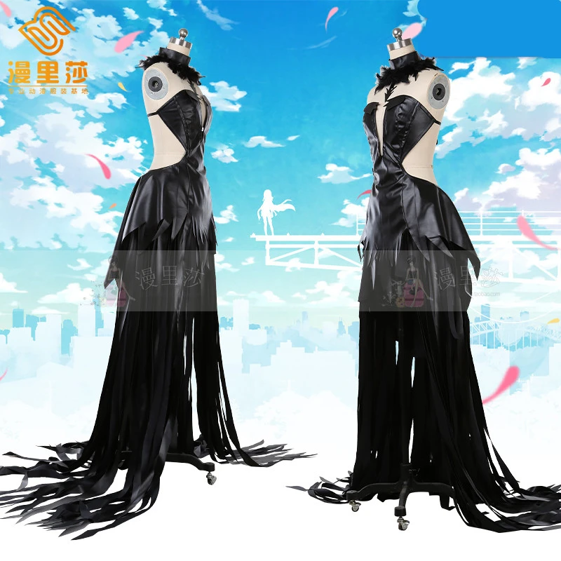 Аниме Puella Magi Madoka Magica Akemi Homura Devil Черный Косплей Костюм для женщин Униформа на