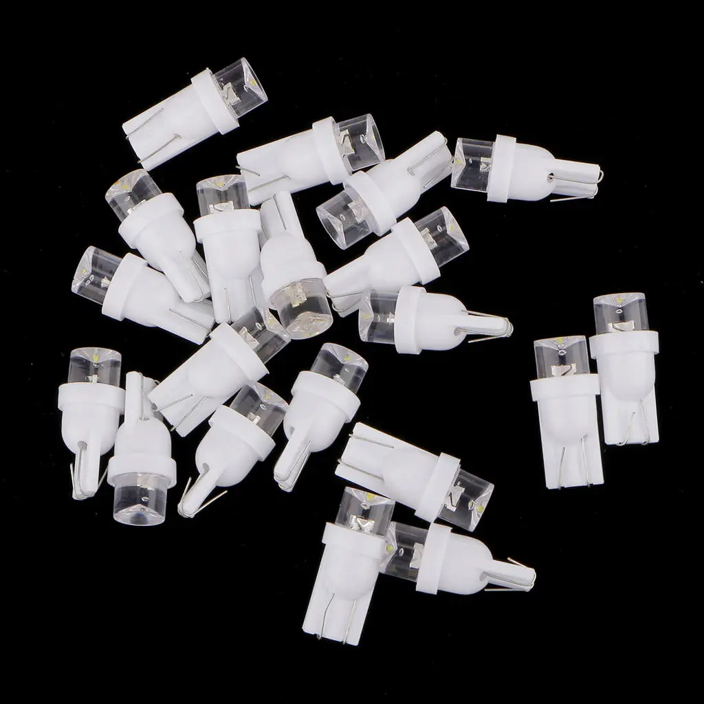 

20pcs White T10 Wedge LED Light 5SMD 5050 Car Tail Side Park Lamp Blub