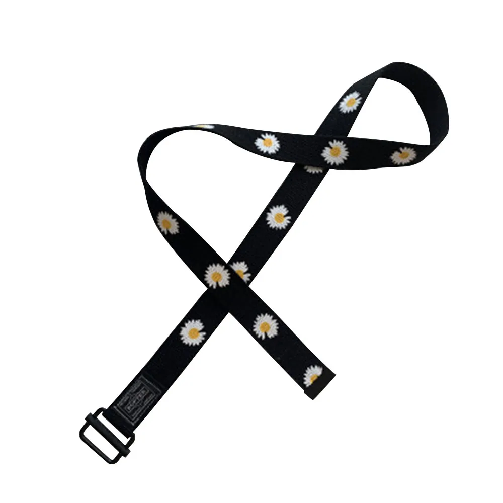 Холщовые ремни для женщин студенческий пояс регулируемый модный повседневный