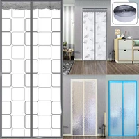 magnetic door curtain air conditioner pvc screen curtain hands free anti mosquito insect bug curtain automatic closing kitchen