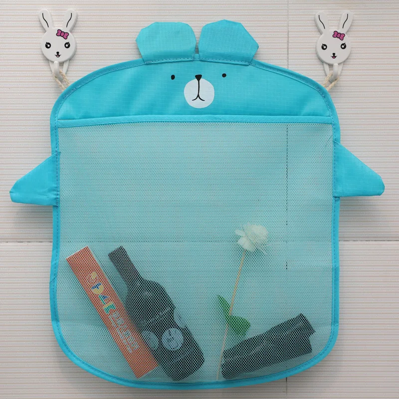 

Kitchen Supplies Cartoon Hanging Bags Storage Basket Bathroom Kid Bathing Toy Net Shape Storage Bag Folding Organizer