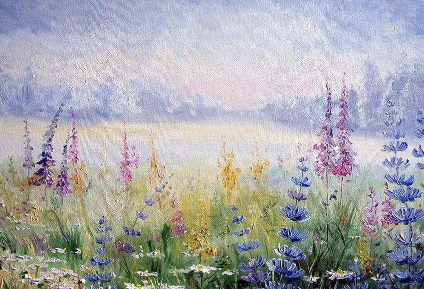 

Mehofond Oil Painting Photography Background Abstract Scenery Flowers Backdrop Photophone photocall Photo Studio