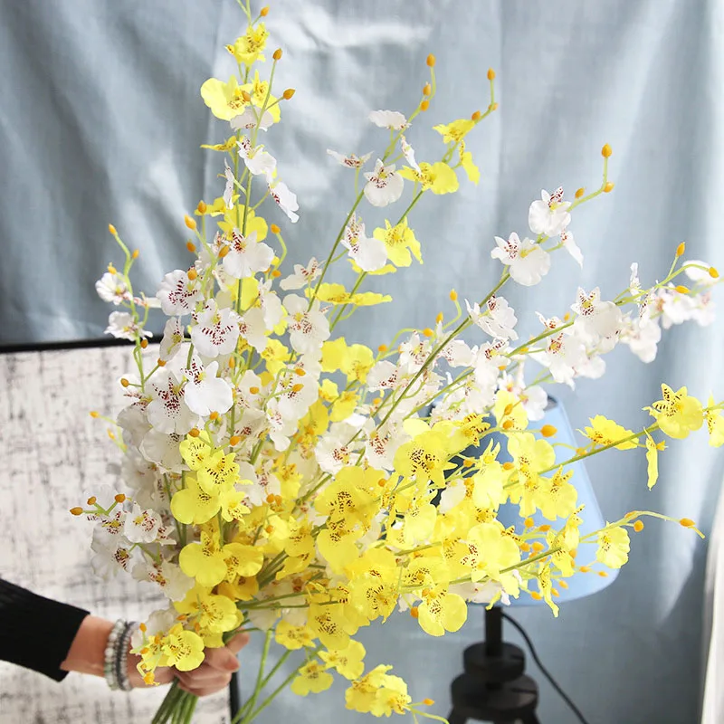 Искусственный цветок бонсай фаленопсис 100 см четыре сезона домашний сад куст