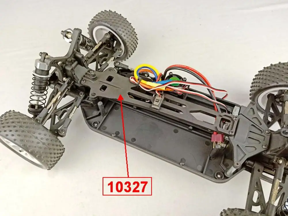 Rc автозапчасти 10327 Багги верхняя пластина (EP) fit VRX Racing 1/10 масштаб 4WD remote contol