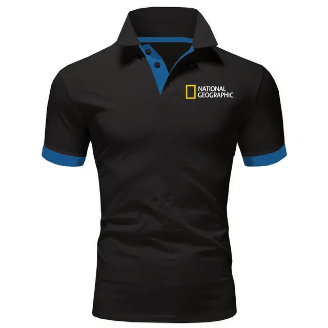 

Hot sall 2021 National Geographic Polo Shirts Men & Women Unisex Shirt Plus Size Short Sleeve Man Polos Mens Brands Casual gl