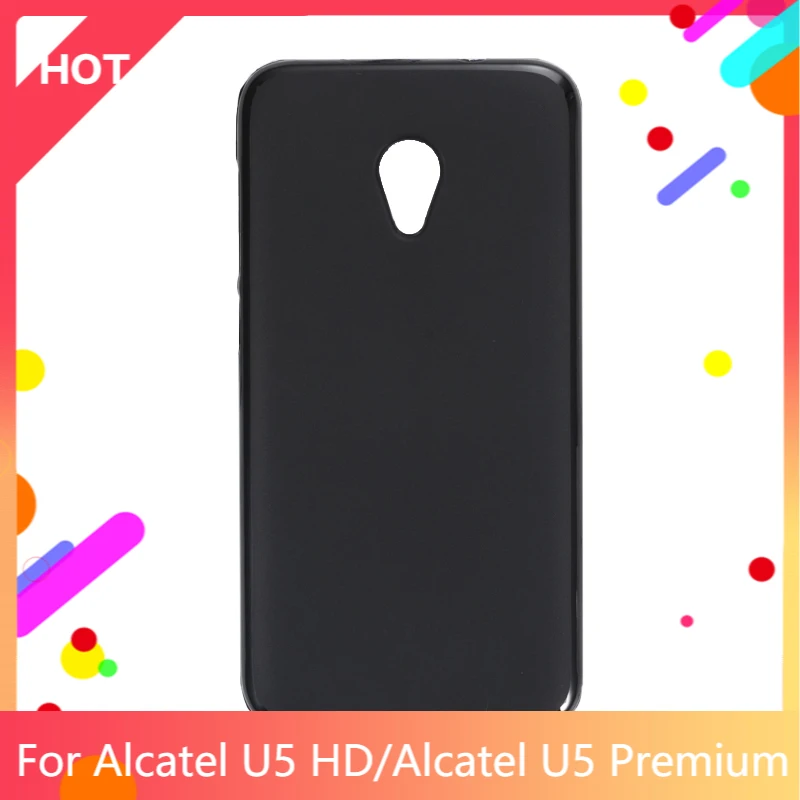 Чехол U5 HD Матовый Мягкий Силиконовый ТПУ задняя крышка для Alcatel Премиум чехол
