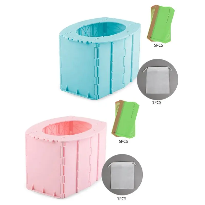 

Child Kids Foldable Training Travel Toilet Portable Folding Emergency Potty Seat