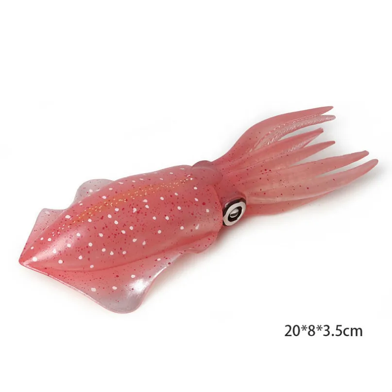 new squid Модель осьминога, Акула, парусник, модель осьминога, фигурка морской жизни, образовательная фигура, океан, с животными из ПВХ, игрушка для детей, Детский декор, подарок - Цвет: new squid