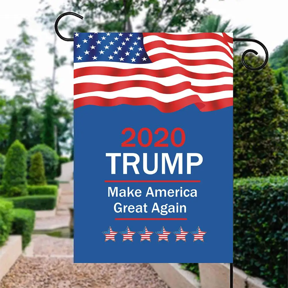 Садовый флаг для 2020 Дональд Трамп президент сад Крытый Открытый домашний декор