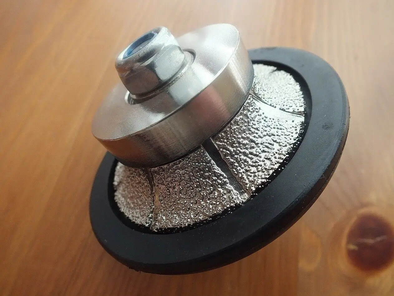 Diamond Vacuum Brazed Radius B 5 Profile Wheel 40/50 Grit