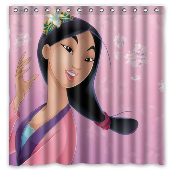 Mulan занавеска для душа водостойкая полиэфирная ткань ванной Прямая поставка