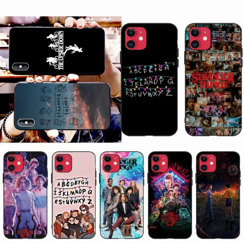 

YJZFDYRM Things Season 3 DIY Printing Phone Case cover Shell for iPhone 11 pro XS MAX 8 7 6 6S Plus X 5S SE 2020 XR case