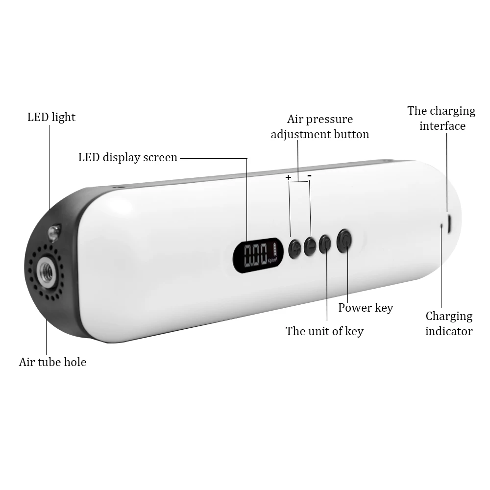 Аккумуляторный аккумулятор Электронный насос для велосипеда велосипедный с