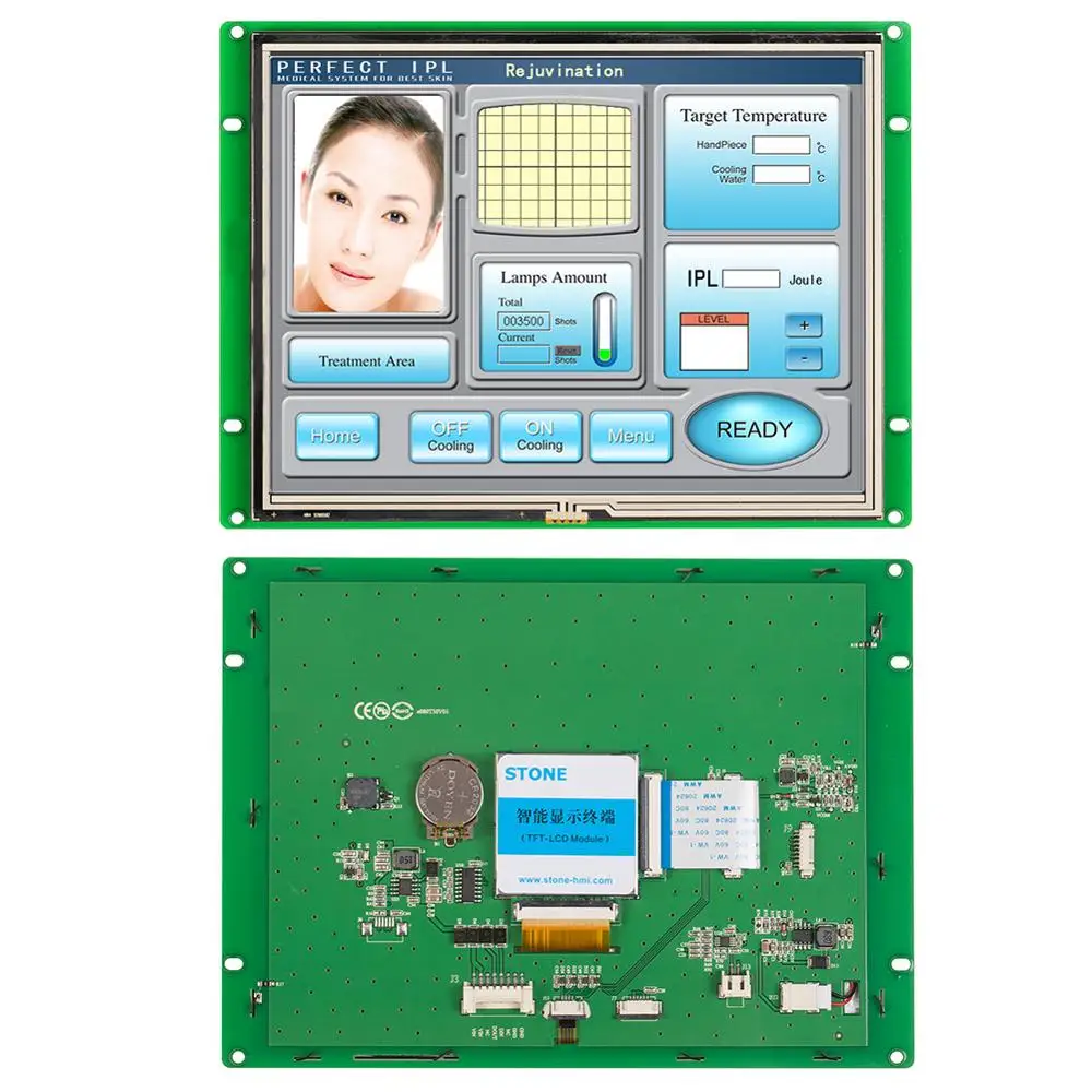 STONE 8.0 Inch TFT LCD Display Module with Embedded Programmable+Program+Software for Industrial Use