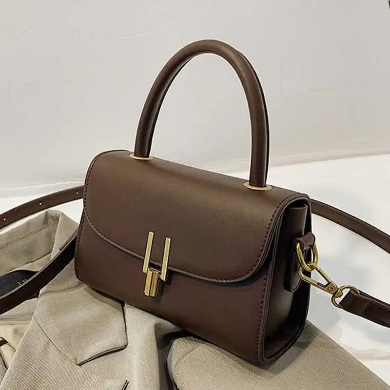 

Женская сумка с верхней ручкой, модная маленькая сумка с клапаном, мини-сумка из искусственной кожи, сумки через плечо для женщин, новинка 2021