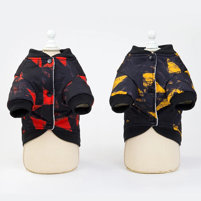 Одежда для домашних животных маленьких средних собак кофты щенков пальто теплая