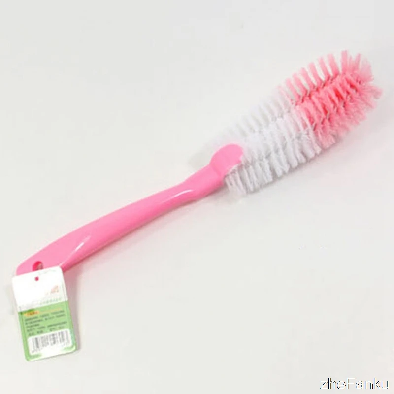 

1pcs Baby Nipple Milk Bottle Cup 360 Degree Sponge Cleaner + Pacifier Brush Random Color