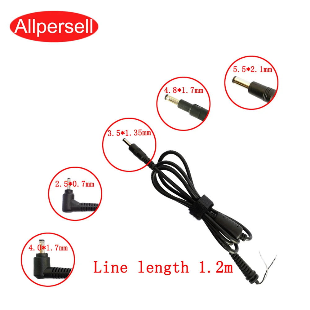 Шнур питания для ноутбука с магнитным кольцом 2 5*0 7/4 0*1 7/3 5*1 35/4 8*1 7/5 5*2 1 мм адаптер
